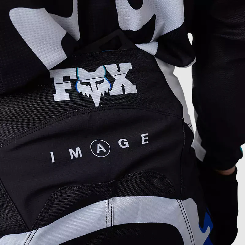 FOX Pantalon Moto 180 Kozmik Negro/Blanco - Image 6