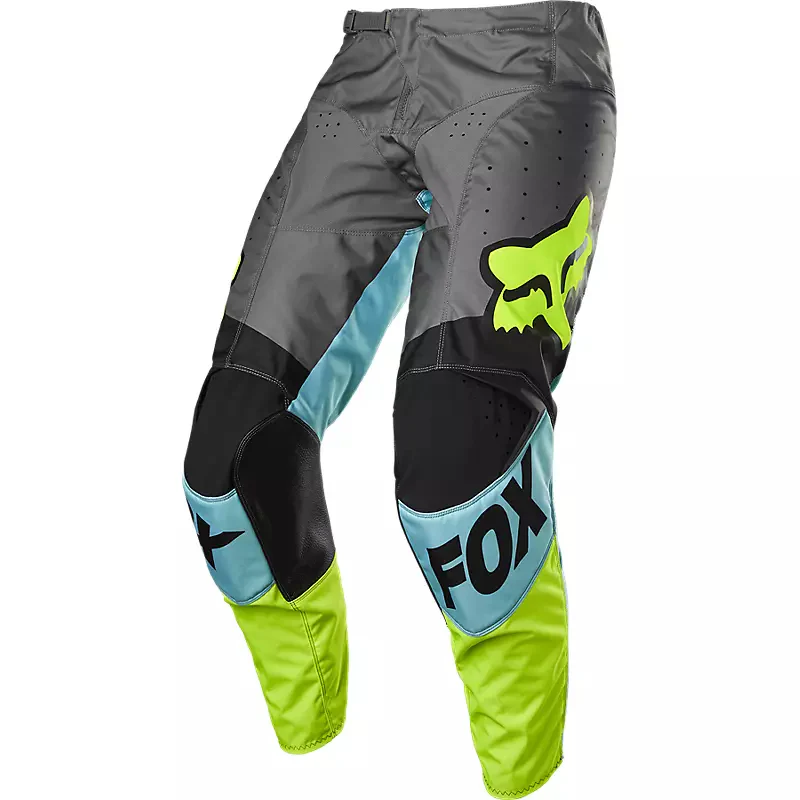 FOX Pantalon Moto 180 Trice Gris/Amarillo - Image 2