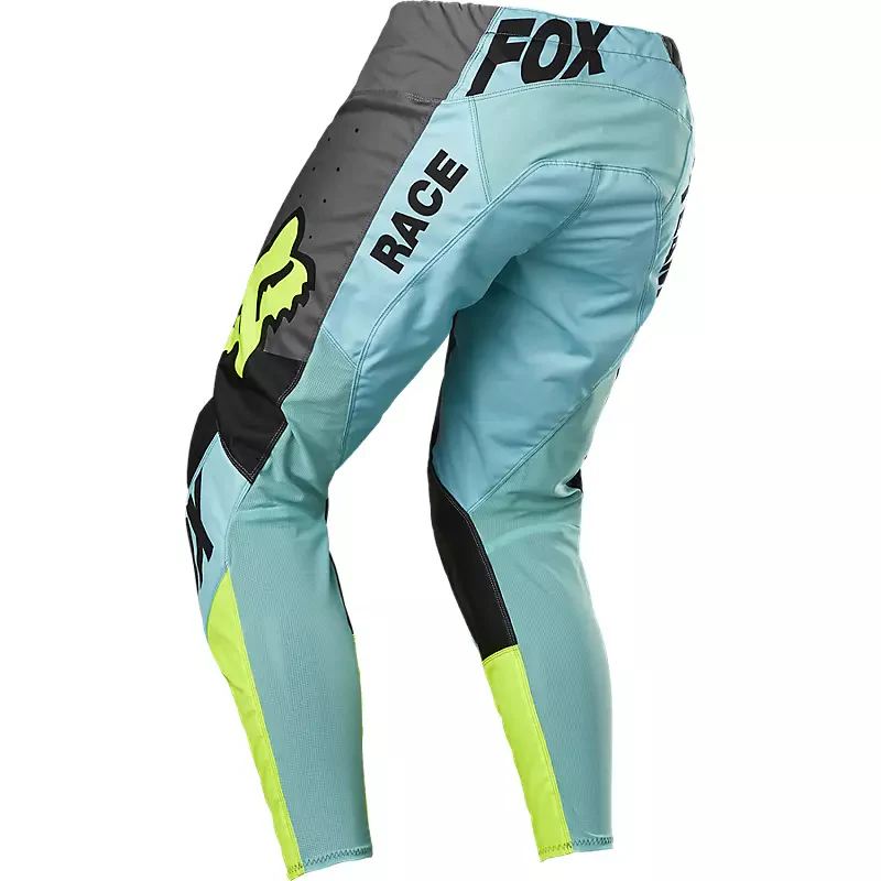 FOX Pantalon Moto 180 Trice Gris/Amarillo - Image 3