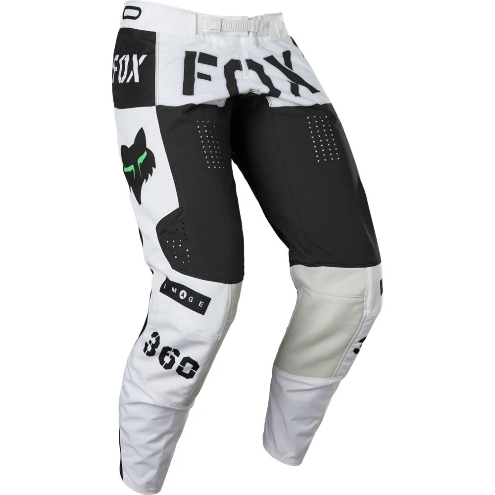 FOX Pantalon Moto 360 Nobyl Blanco/Negro