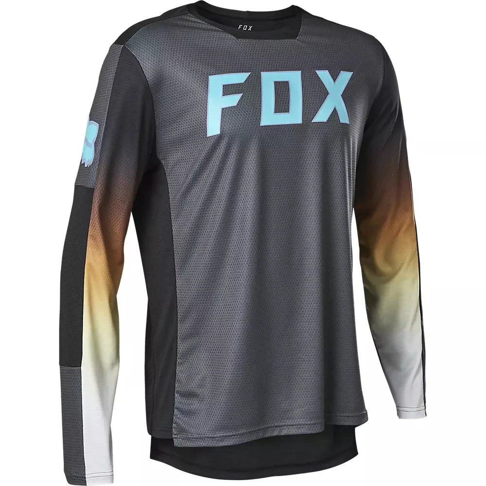 FOX Polera Bicicleta Defend Race Spec Gris