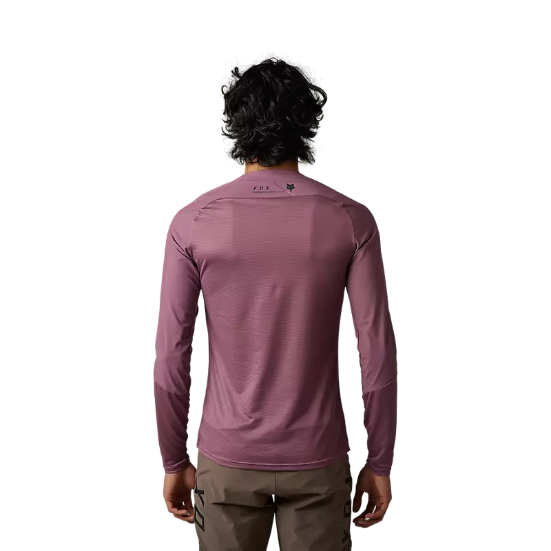 FOX Polera Bicicleta Flexair Ascent Manga Larga Burdeo - Image 3