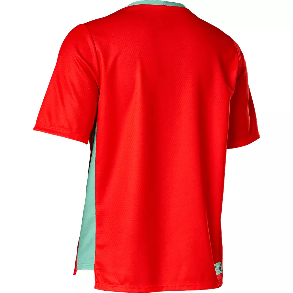 FOX Polera Bicicleta Manga Corta Niño Defend Rojo - Image 2