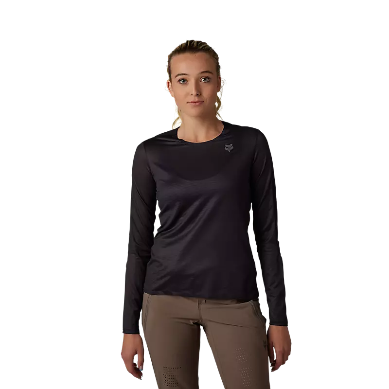 FOX Polera Bicicleta Mujer Flexair Ascent Manga Larga - Image 2