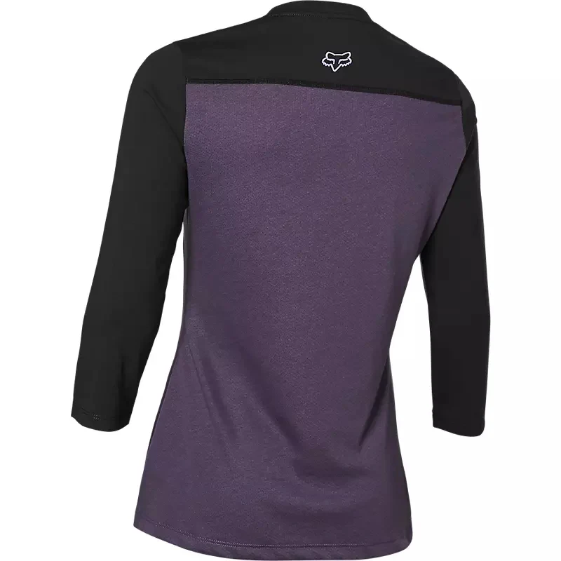 FOX Polera Bicicleta Mujer Ranger Drirelease 3/4 Morado - Image 2