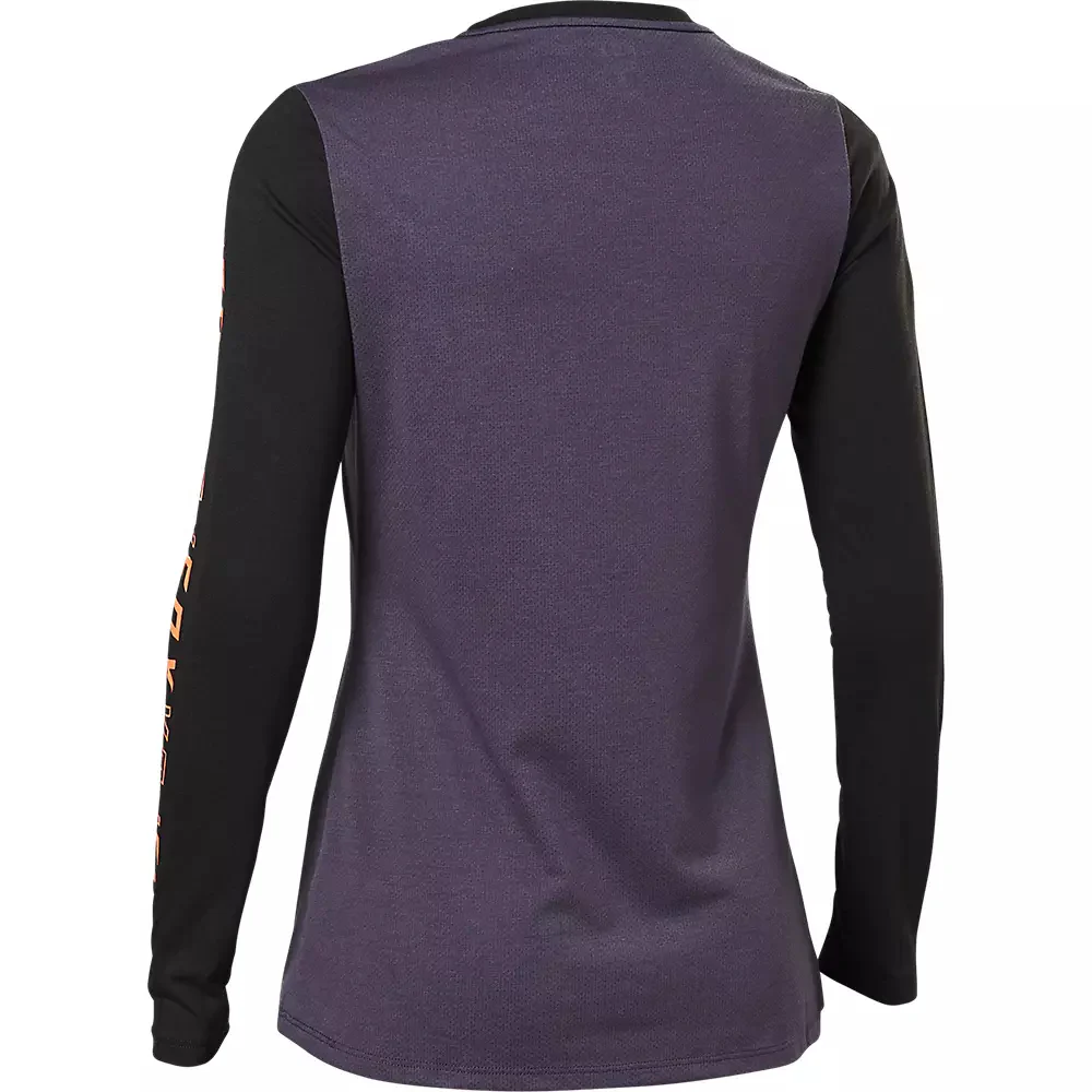 FOX Polera Bicicleta Mujer Ranger Drirelease Manga Larga Negro - Image 3