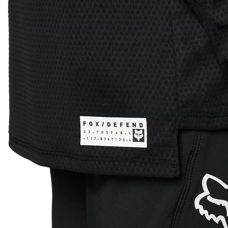 FOX Polera Bicicleta Niño Defend Manga Larga Negro - Image 6