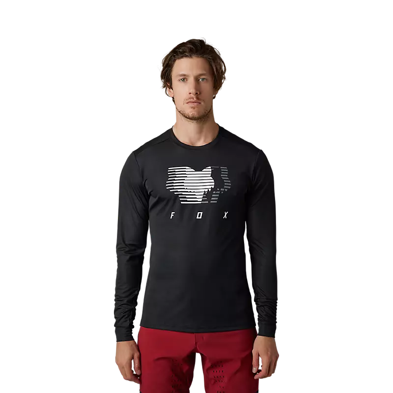 FOX Polera Bicicleta Ranger Dayto Manga Larga Negro - Image 2