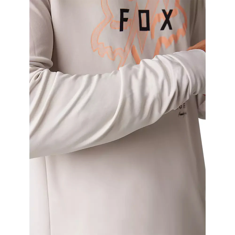 FOX Polera Bicicleta Ranger Jectr Manga Larga Blanco - Image 4