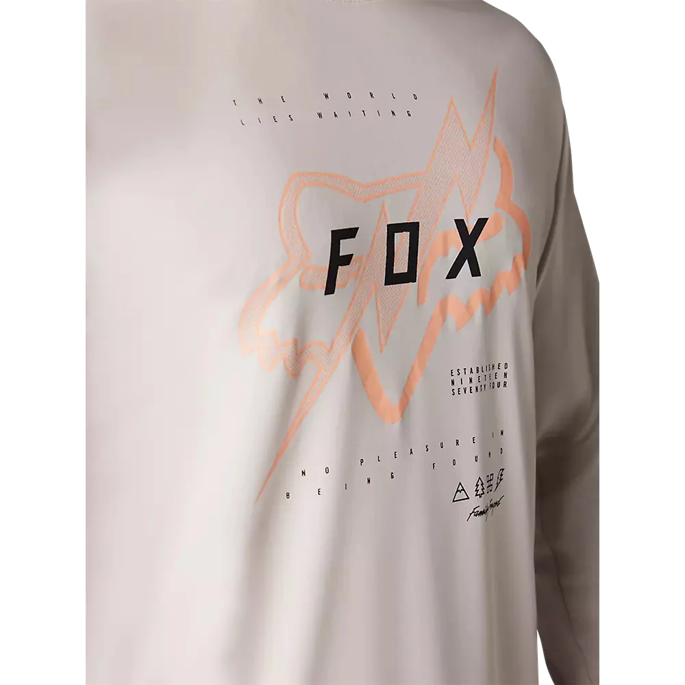 FOX Polera Bicicleta Ranger Jectr Manga Larga Blanco - Image 5
