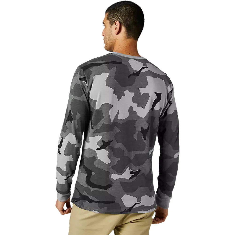 FOX Polera Lifestyle BKNR Manga Larga Camo Negro - Image 2