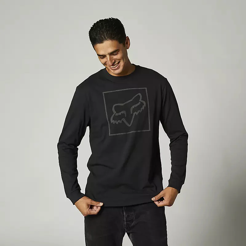 FOX Polera Lifestyle Manga Larga Off Tilter Negro