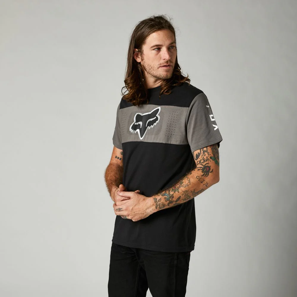 FOX Polera Mirer SS Crew Negro - Image 3