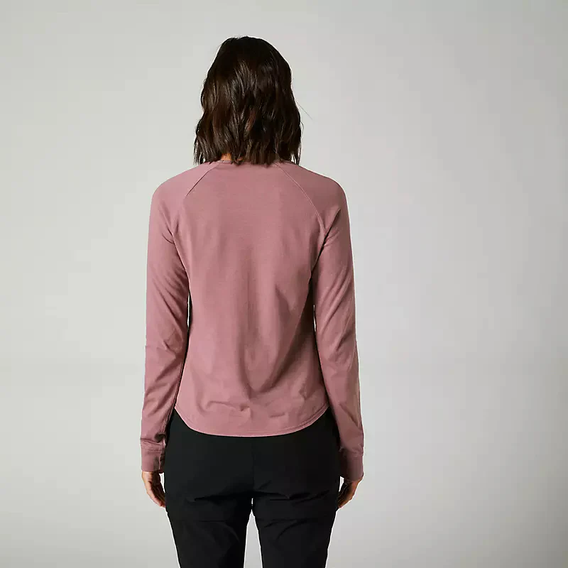 FOX Polera Lifestyle Mujer Boundary Manga Larga Morado - Image 2