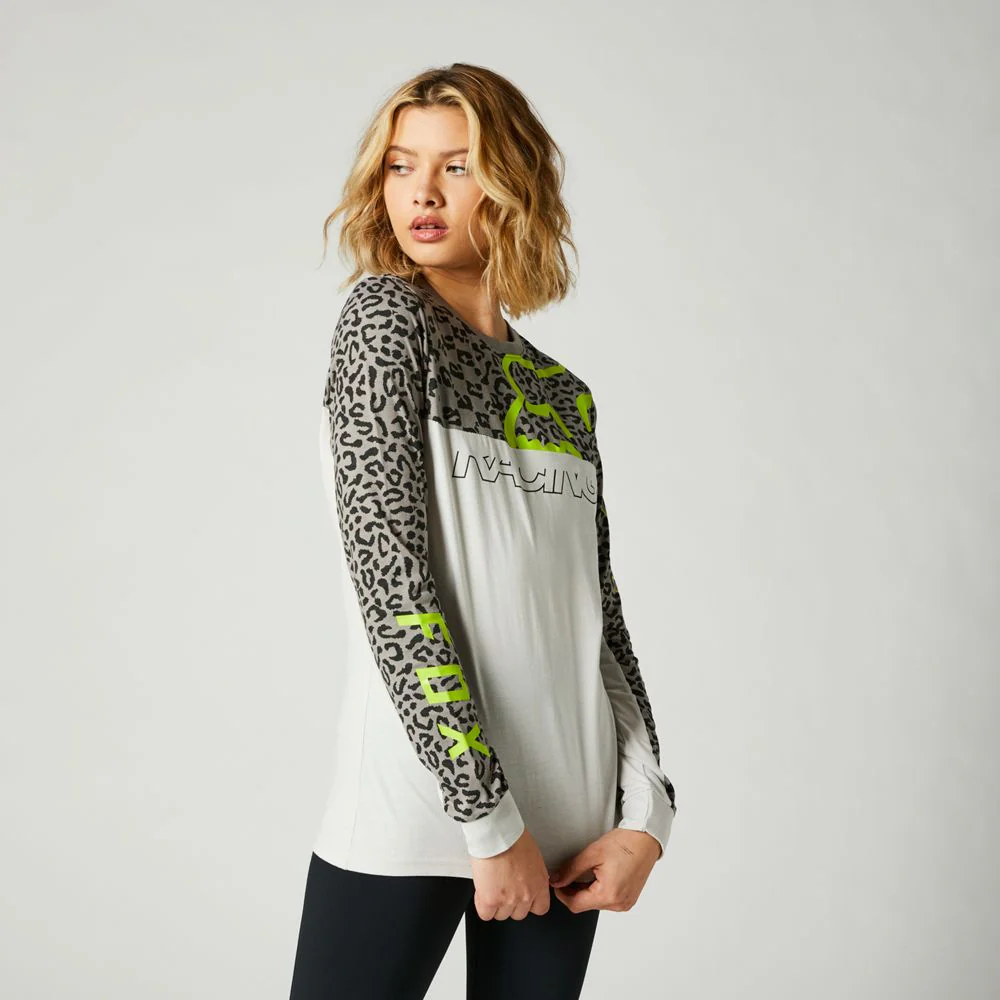 FOX Polera Lifestyle Mujer Manga Larga Gris - Image 4
