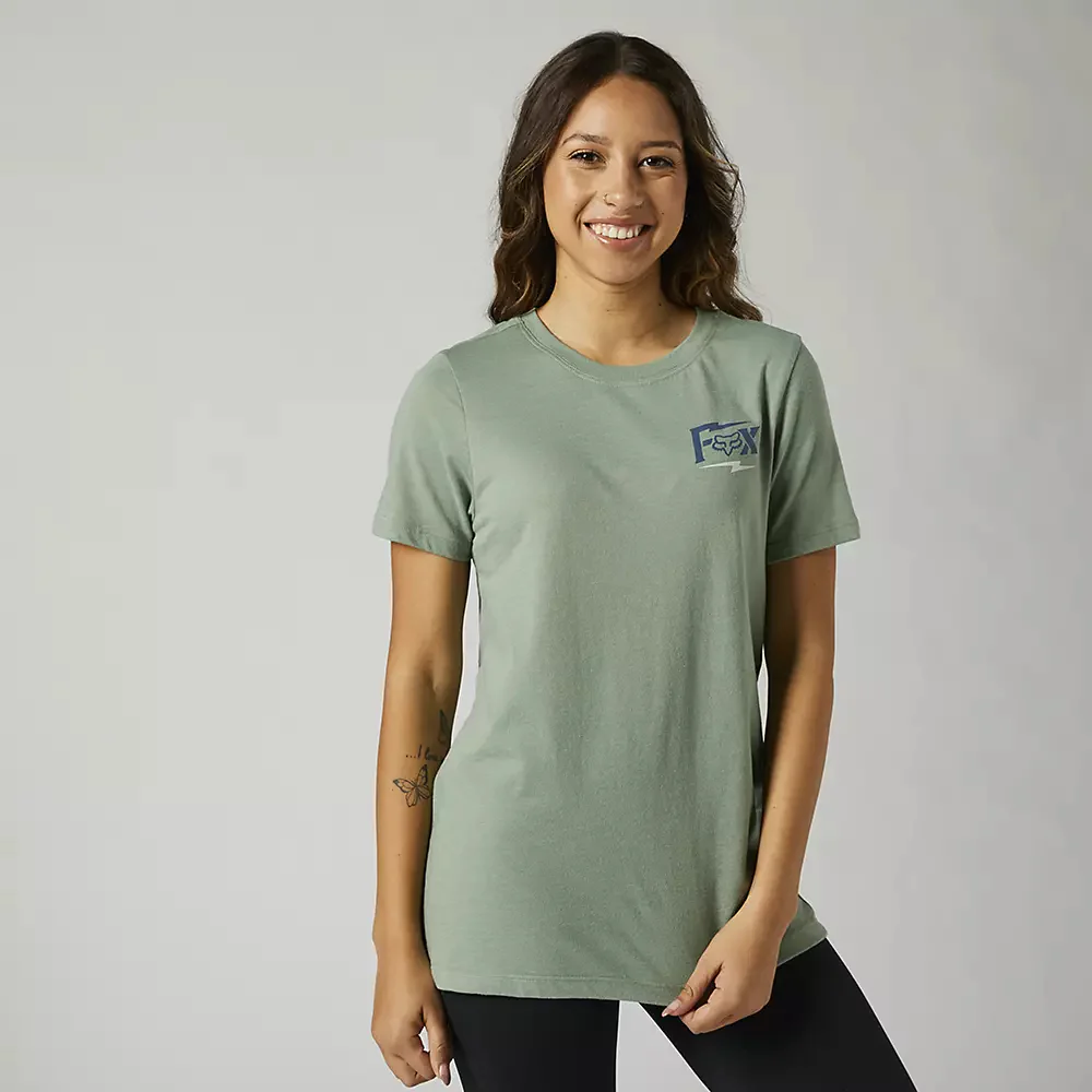 FOX Polera Lifestyle Mujer Pushin Dirt Verde