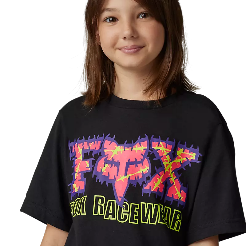FOX Polera Lifestyle Niño Barb Wire II Negro - Image 3