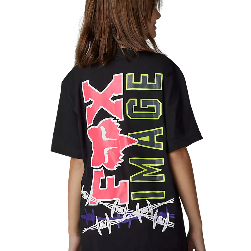 FOX Polera Lifestyle Niño Barb Wire Negro - Image 3