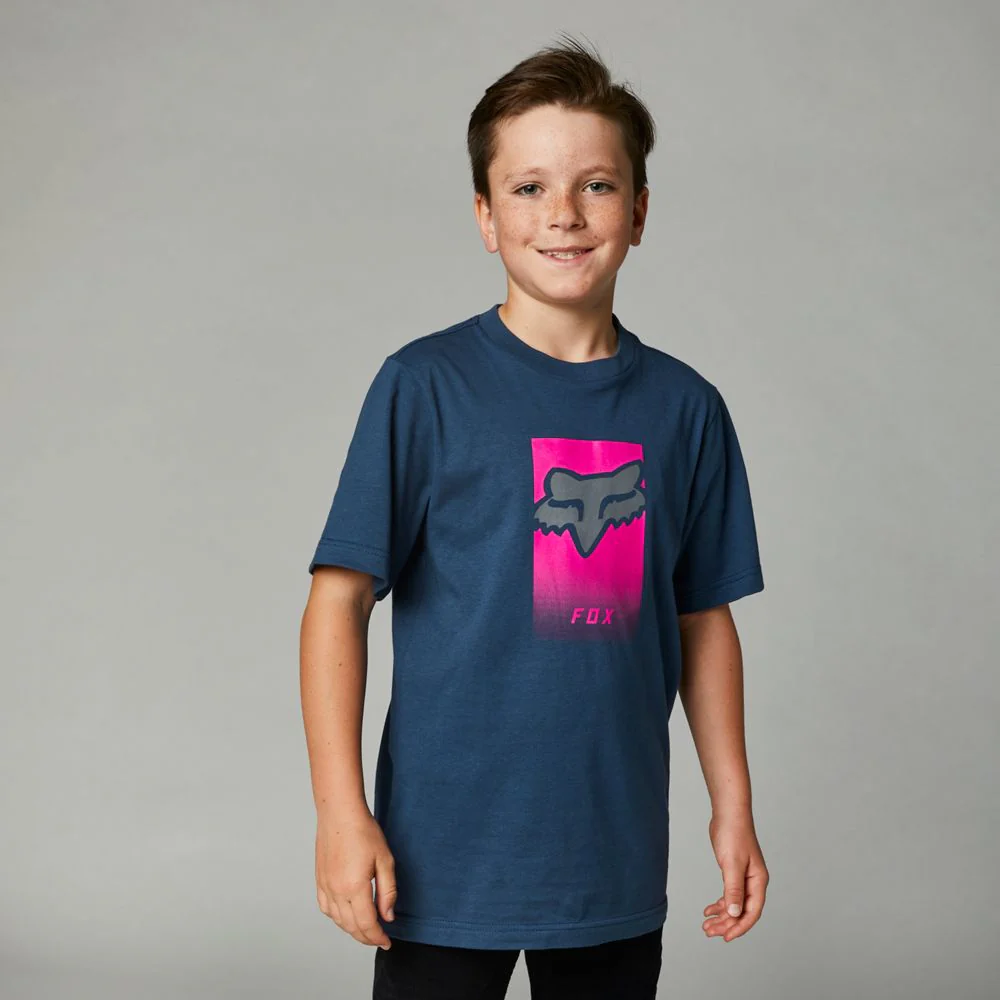 FOX Polera Lifestyle Niño Dier Azul