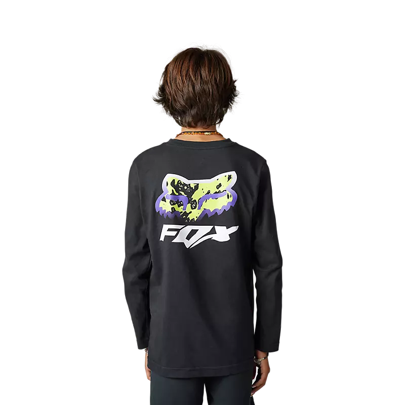 FOX Polera Lifestyle Niño Morphic Manga Larga Negro - Image 2