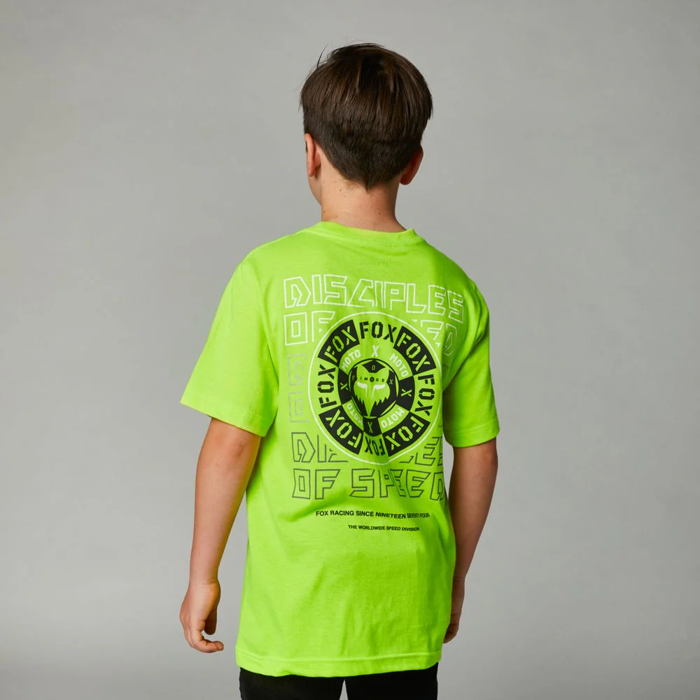 FOX Polera Lifestyle Niño Nobyl Amarillo - Image 2