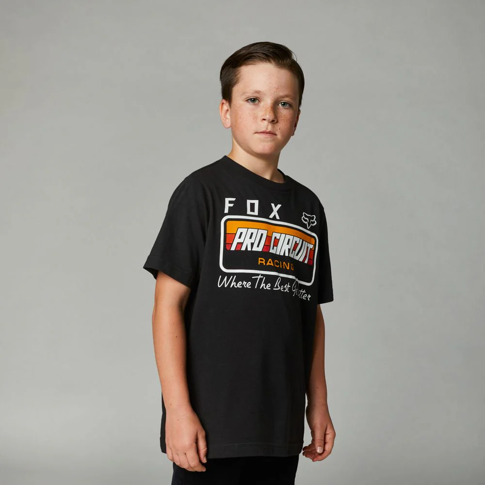 FOX Polera Lifestyle Niño Pro Circuit Negro