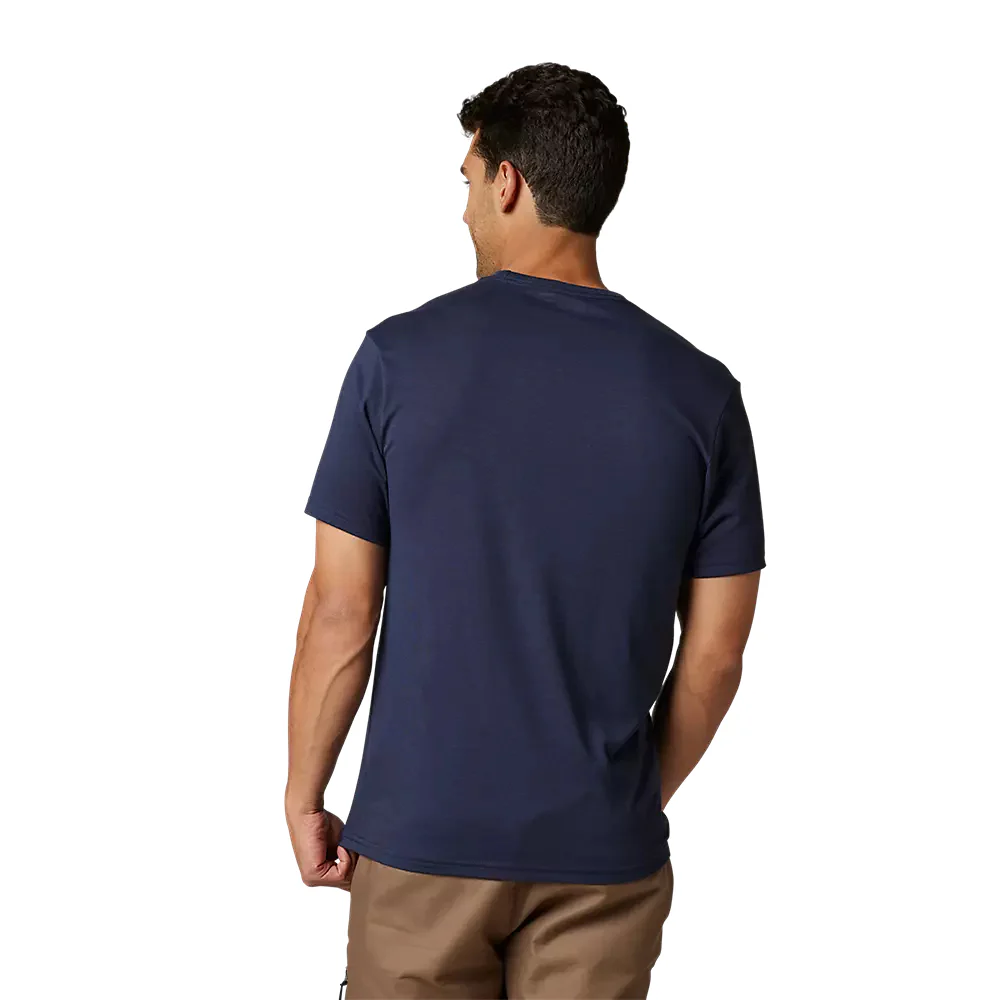 FOX Polera Lifestyle Pinnacle Azul/Blanco - Image 3