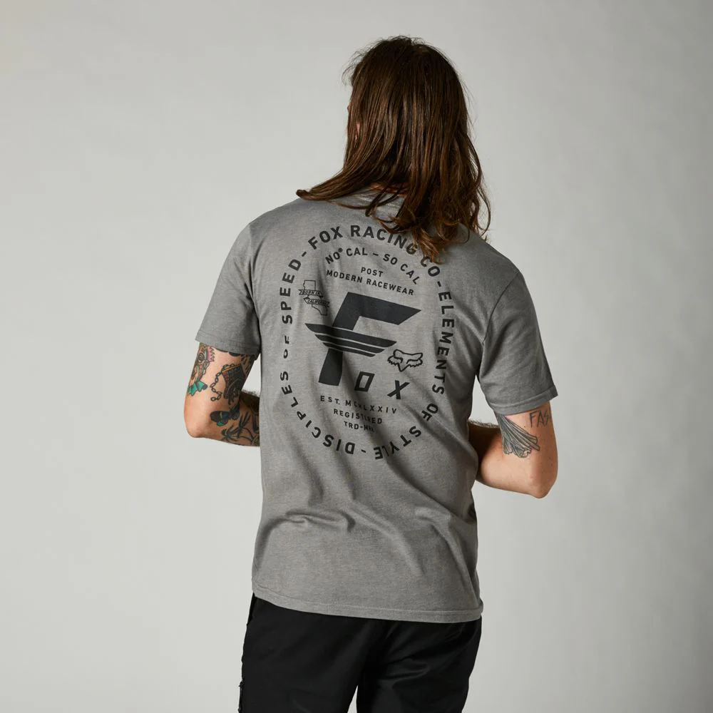 FOX Polera Lifestyle Premium Big F Gris - Image 2