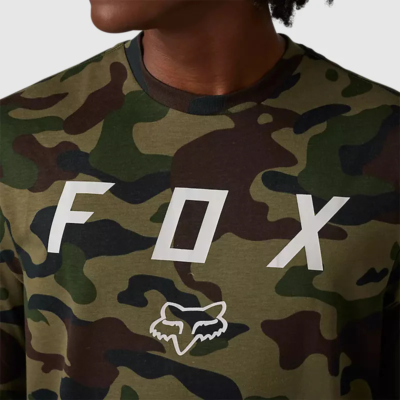 FOX Polera Lifestyle Vzns Manga Larga Camo Verde - Image 3