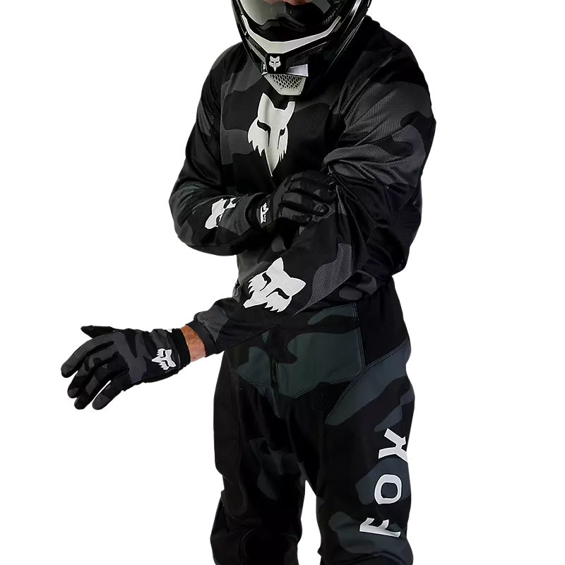 FOX Polera Moto 180 Bnkr Camo Negro - Image 3