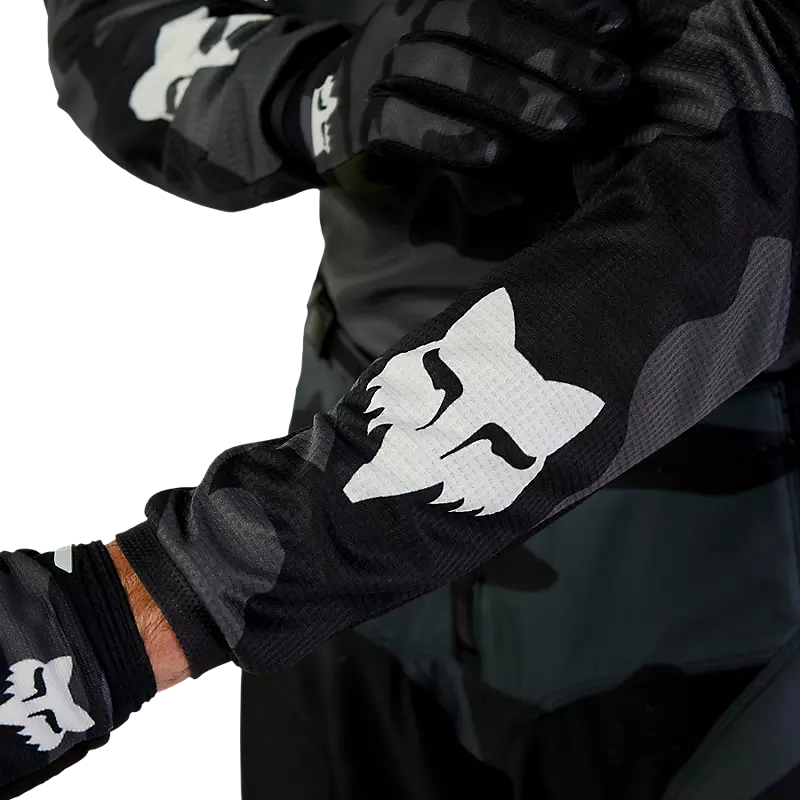 FOX Polera Moto 180 Bnkr Camo Negro - Image 4