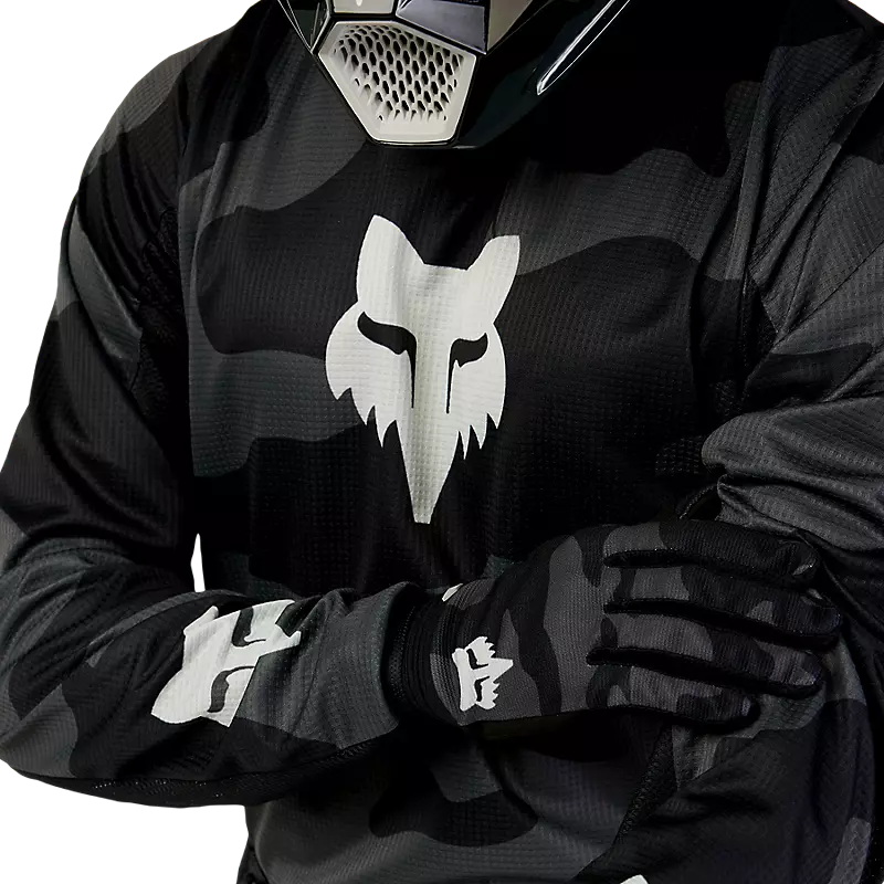 FOX Polera Moto 180 Bnkr Camo Negro - Image 5
