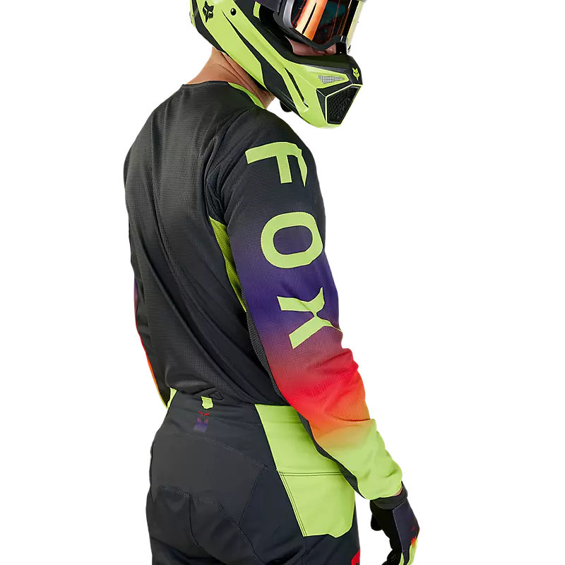FOX Polera Moto 180 Flora Gris Oscuro - Image 7