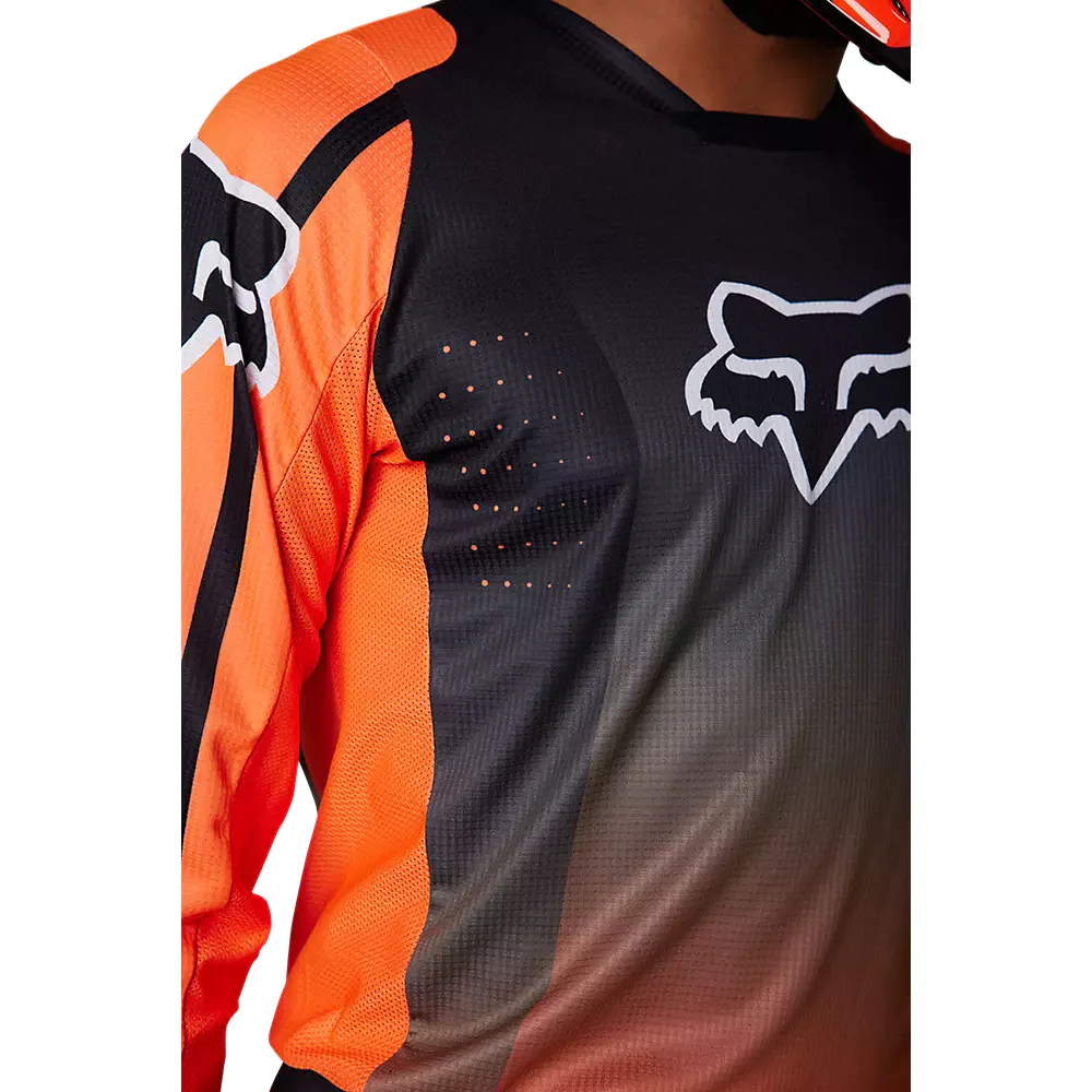 FOX Polera Moto 180 Leed Naranjo/Negro - Image 6