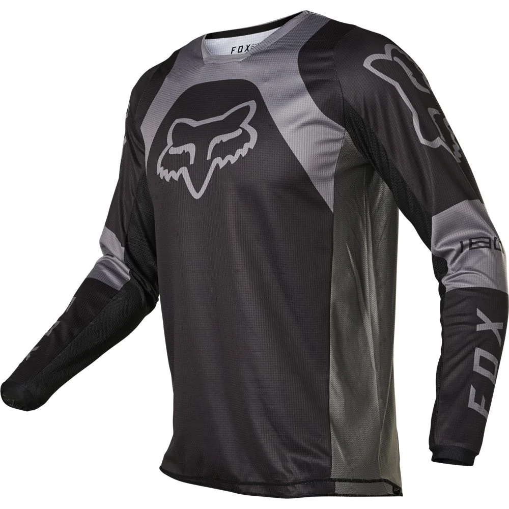 FOX Polera Moto 180 Lux Negro/Gris - Image 2