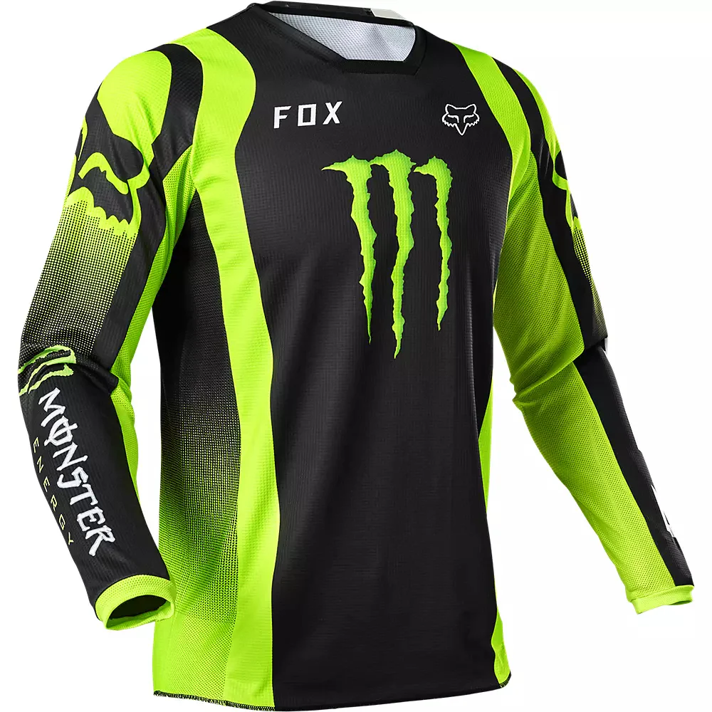 FOX Polera Moto 180 Monster Negro