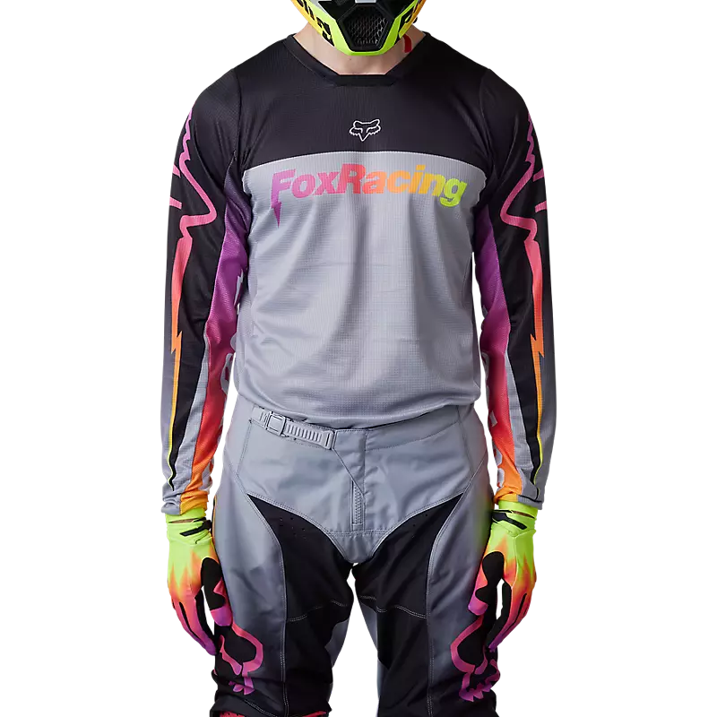 FOX Polera Moto 180 Statk Gris - Image 2