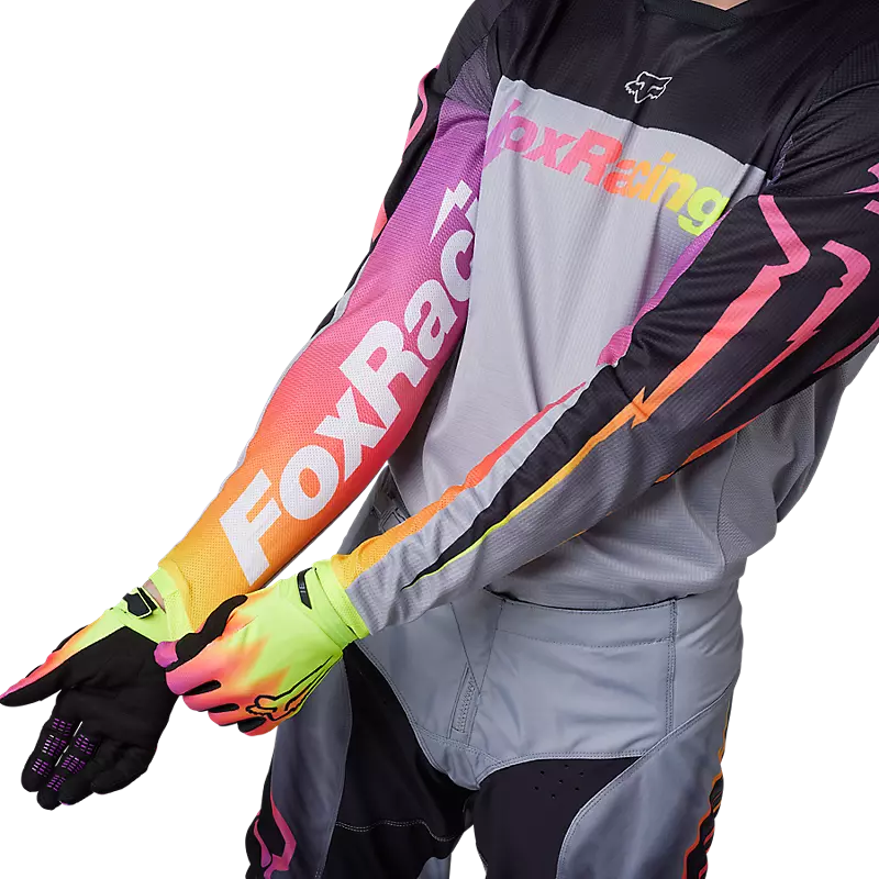 FOX Polera Moto 180 Statk Gris - Image 4