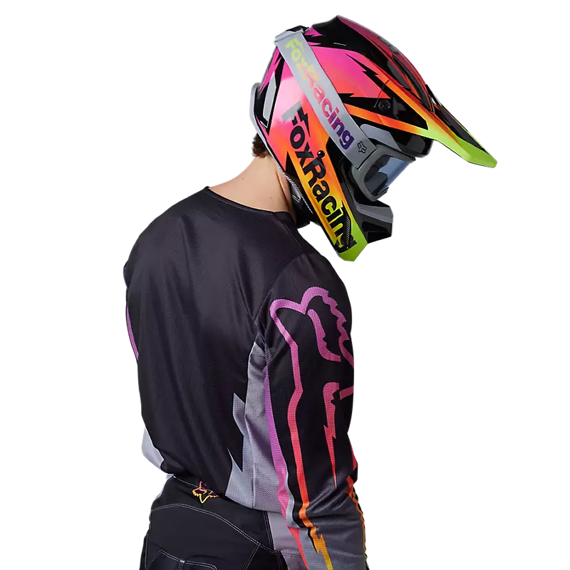 FOX Polera Moto 180 Statk Gris - Image 5