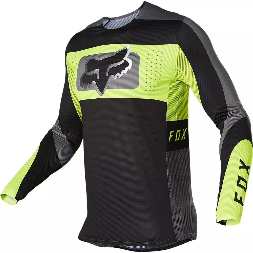 FOX Polera Moto Flexair Mirer Amarillo