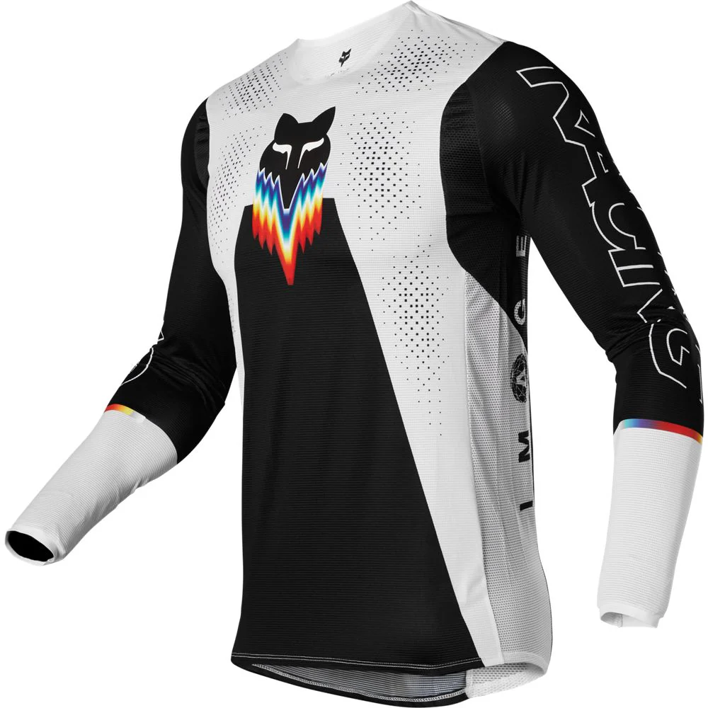 FOX Polera Moto Flexair Relm Negro/Blanco - Image 2
