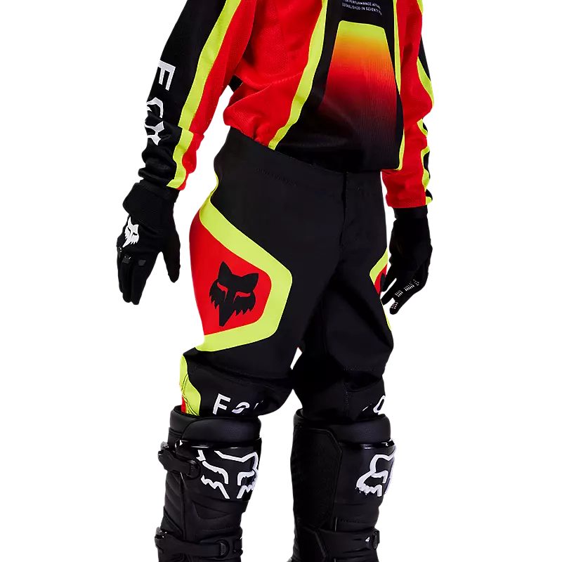 FOX Polera Moto Infantil 180 Ballast Negro/Rojo