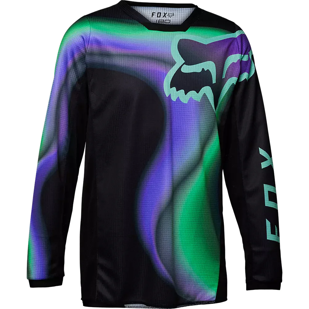 FOX Polera Moto Infantil 180 Toxsyk Negro