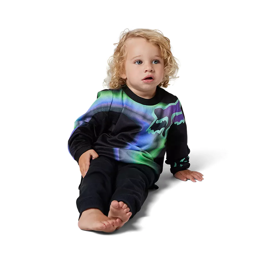 FOX Polera Moto Infantil 180 Toxsyk Negro - Image 10