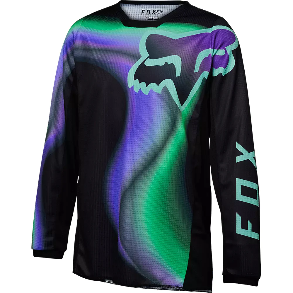 FOX Polera Moto Infantil 180 Toxsyk Negro - Image 3