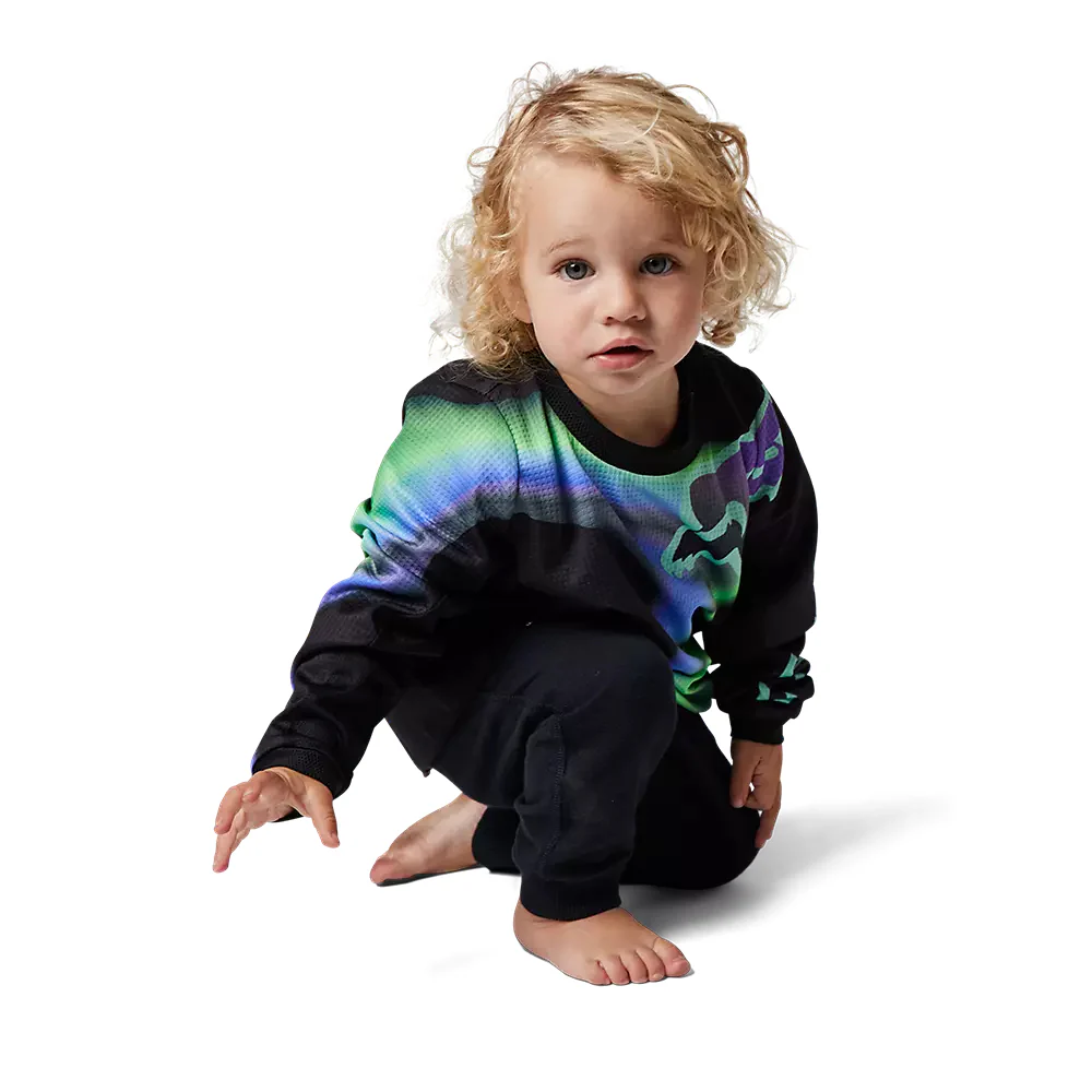 FOX Polera Moto Infantil 180 Toxsyk Negro - Image 7