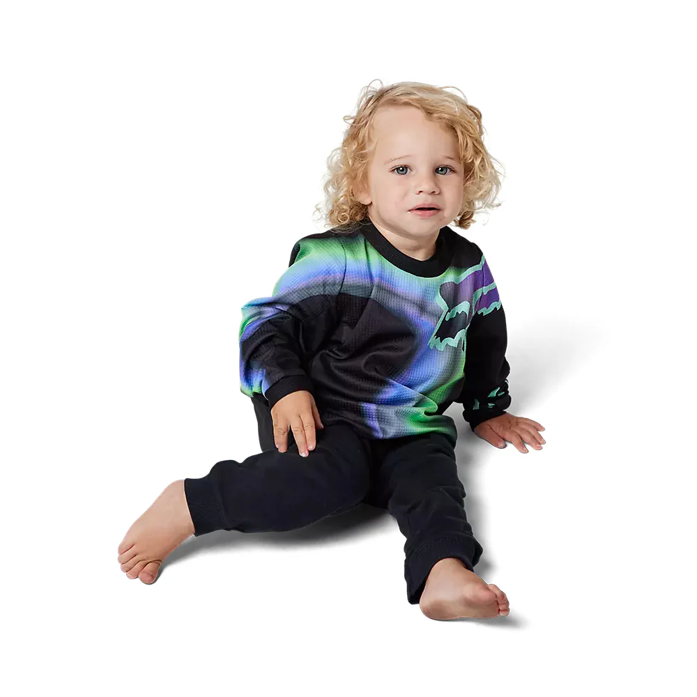 FOX Polera Moto Infantil 180 Toxsyk Negro - Image 9