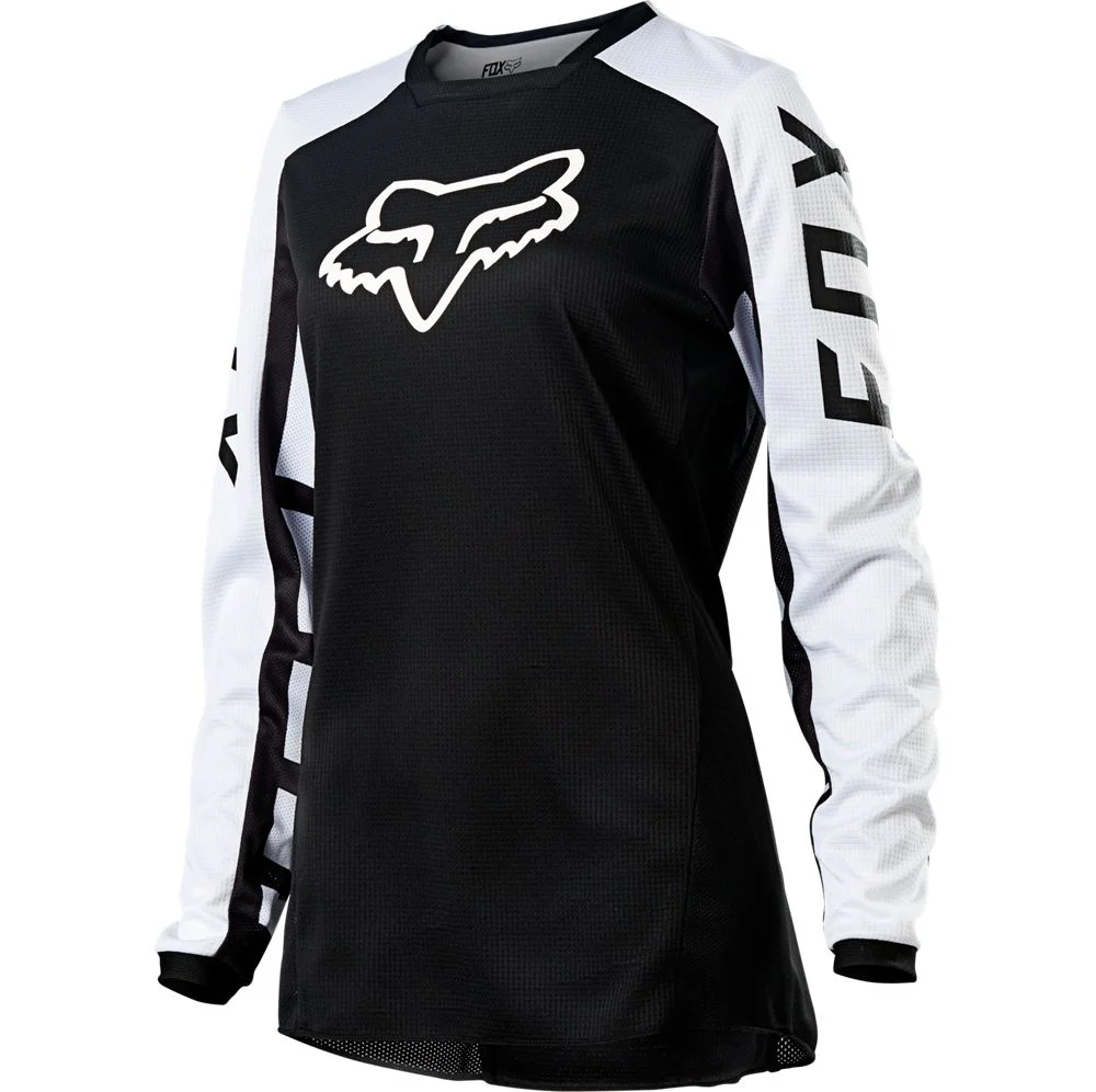 FOX Polera Moto Mujer 180 DJET Negro