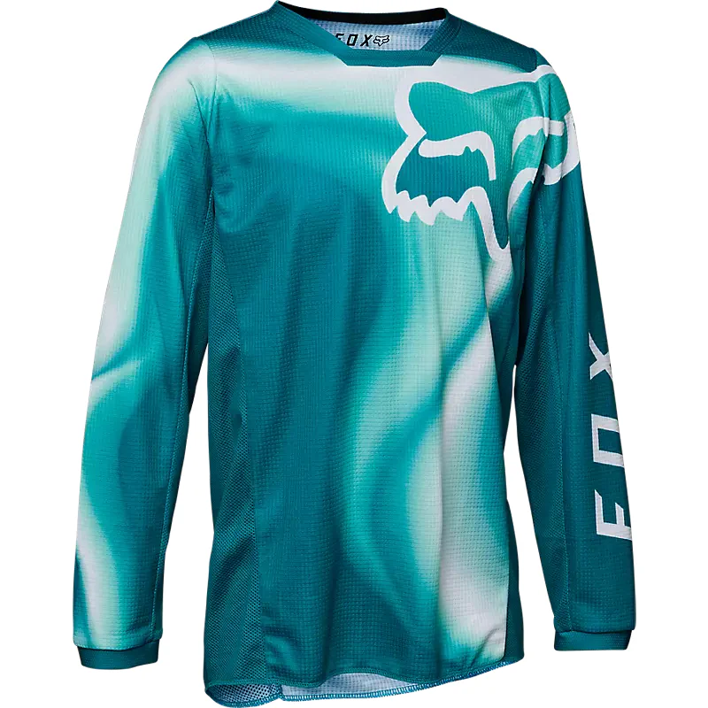 FOX Polera Moto Niña 180 Toxsyk Celeste
