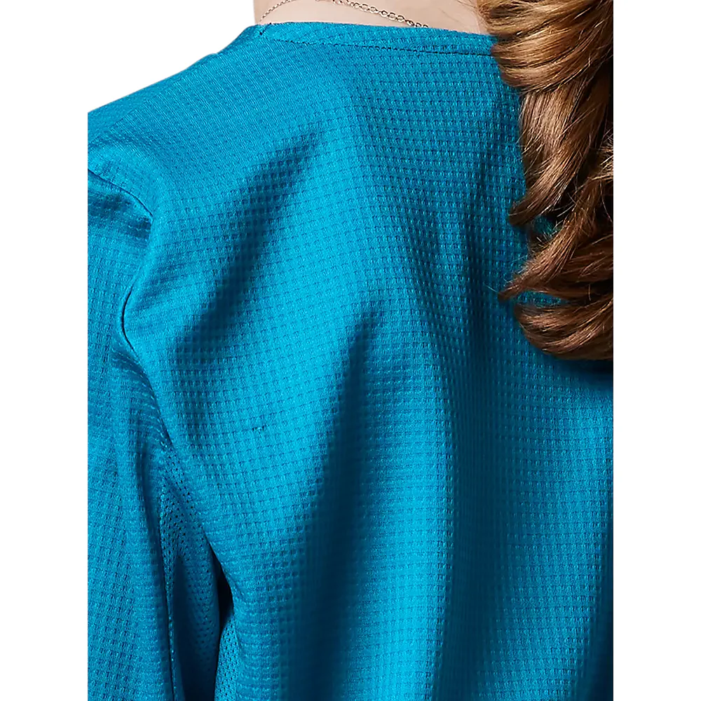 FOX Polera Moto Niña 180 Toxsyk Celeste - Image 3